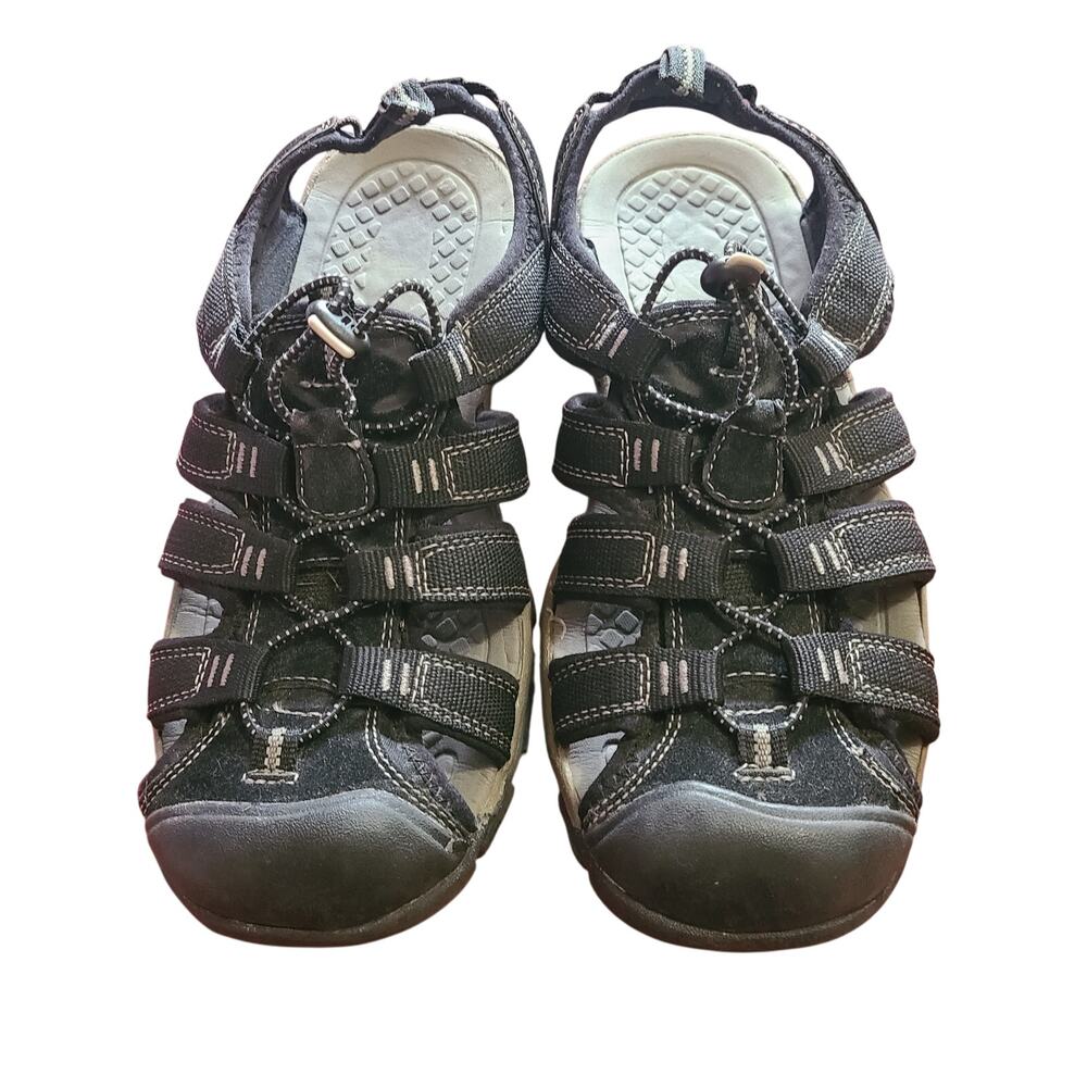 Croft &‎ Barrow Closed Toe Fisherman Sandals Mens 8 Black Hiking Slip On
